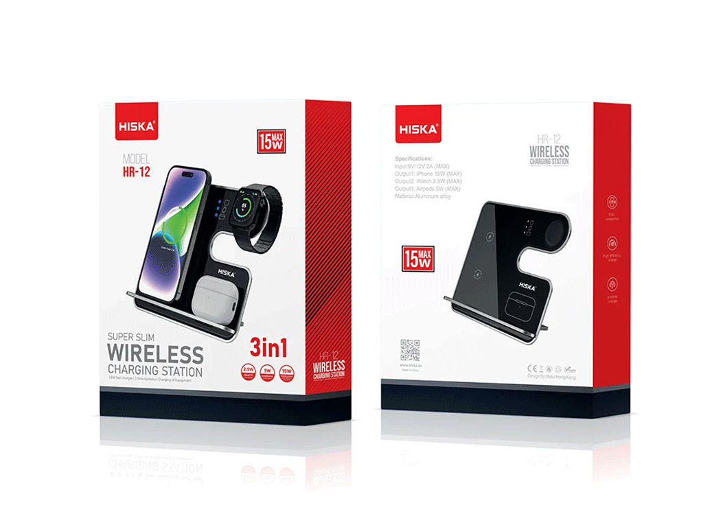 شارژر بی‌سیم هیسکا مدل HR-12