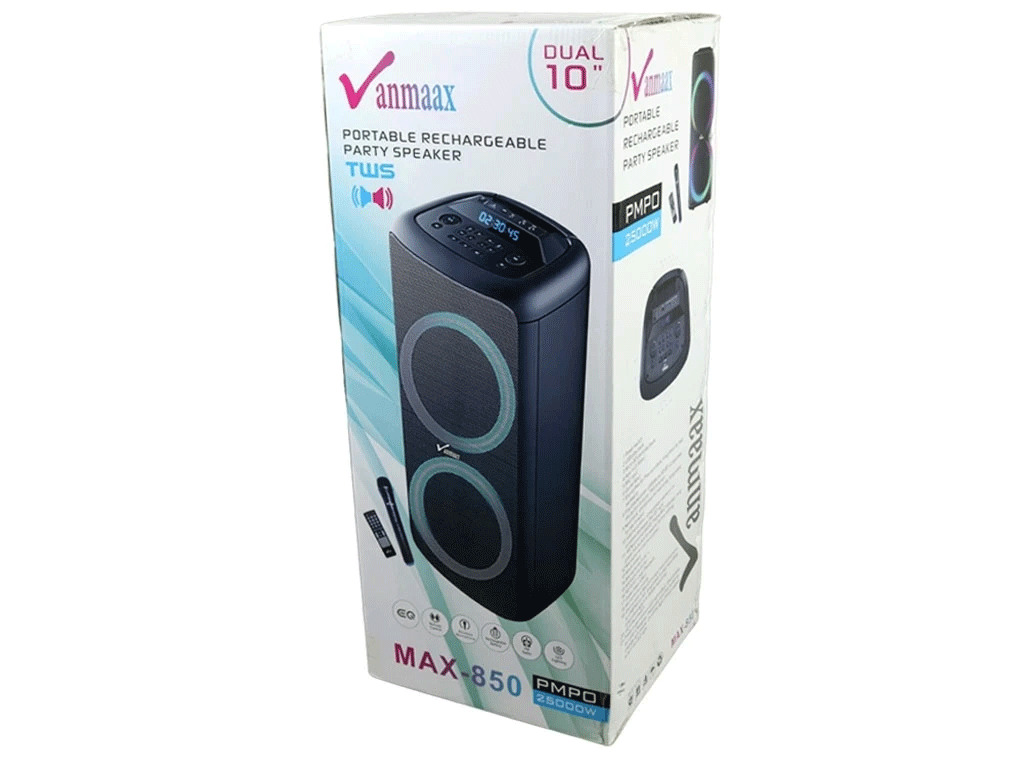 اسپیکر بلوتوثی قابل حمل وان مکس مدل MAX-850