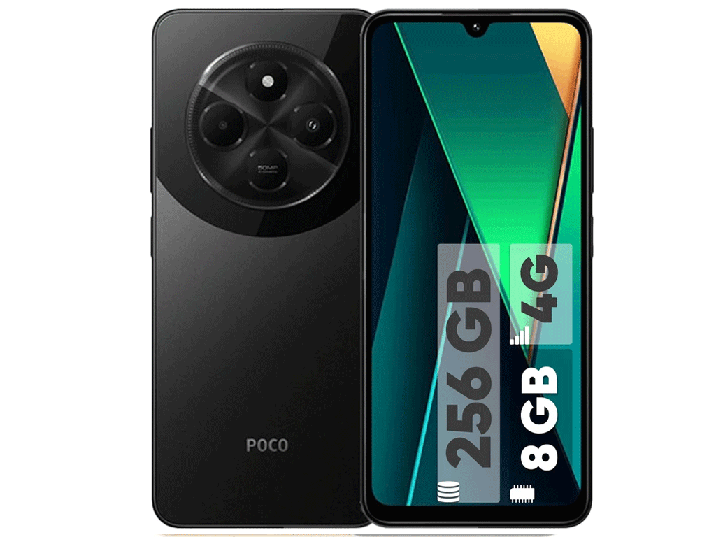 گوشی موبایل شیائومی مدل Poco C75 دو سیم کارت ظرفیت 256 گیگابایت و رم 8 گیگابایت