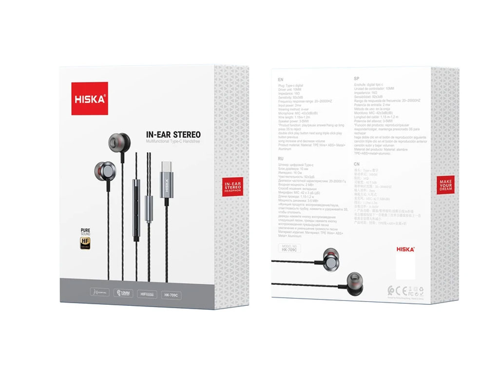 هندزفری هیسکا مدل HK-709