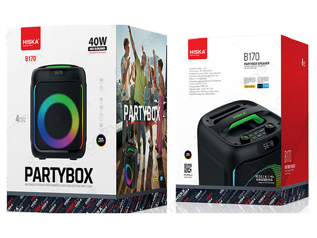 اسپیکر بلوتوثی قابل حمل هیسکا مدل B170