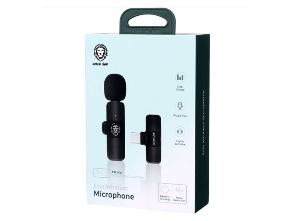 میکروفون بی‌سیم گرین لاین مدل Solo Wireless Type-C