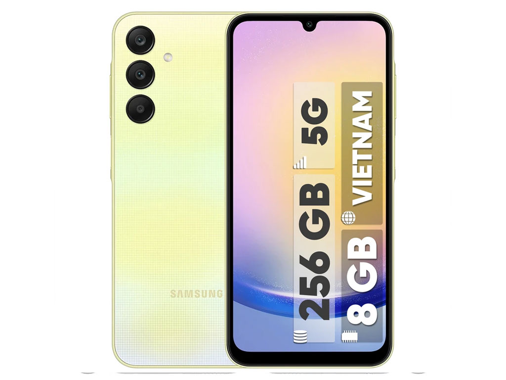 گوشی موبایل سامسونگ مدل Galaxy A25 دو سیم کارت با ظرفیت 256 گیگابایت و رم 8 گیگابایت - ویتنام