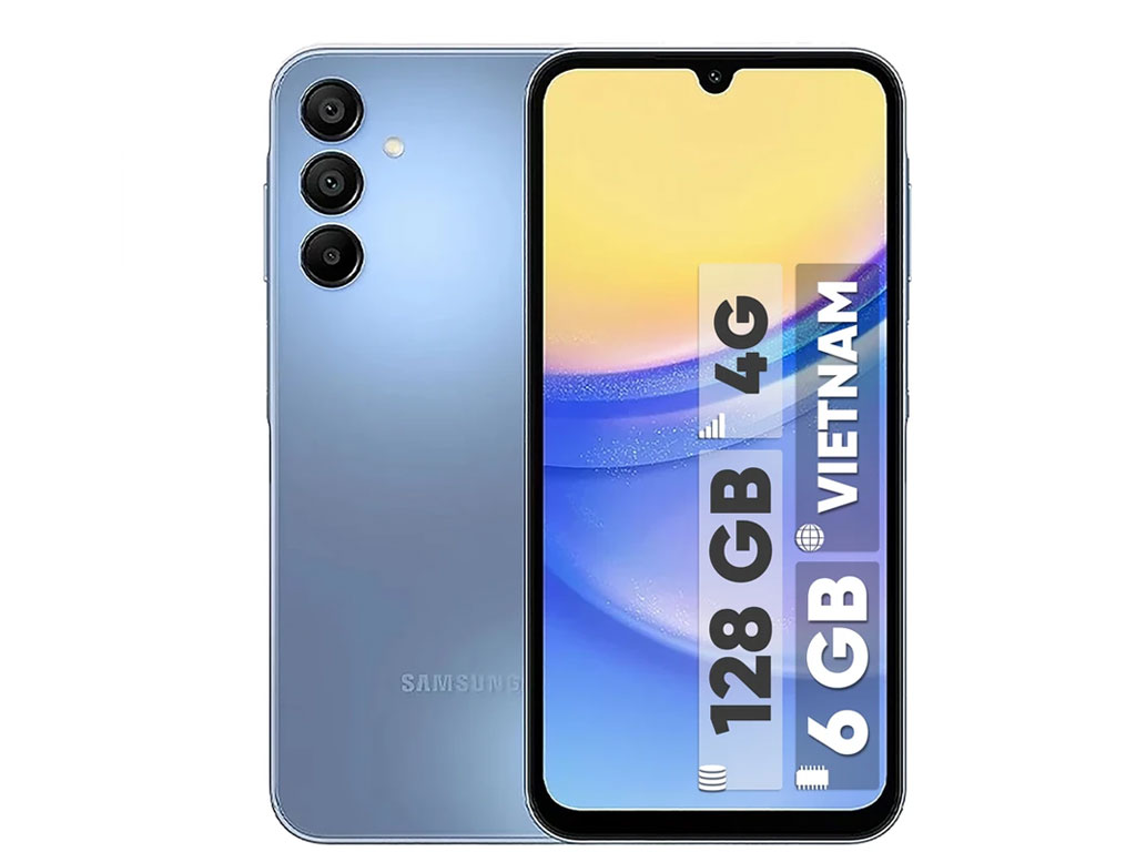 گوشی موبایل سامسونگ مدل Galaxy A15 دو سیم کارت ظرفیت 128 گیگابایت و رم 6 گیگابایت - ویتنام