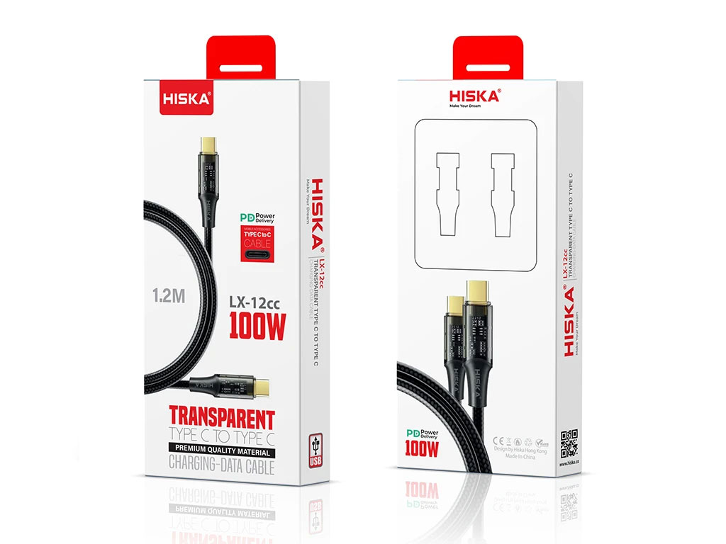 کابل USB-C هیسکا مدل LX-12CC طول 1 متر